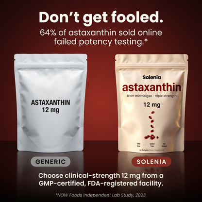 SOLENIA Astaxanthin 12mg Softgels